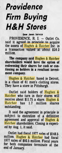 Hughes & Hatcher - Changing Hands In May 1977